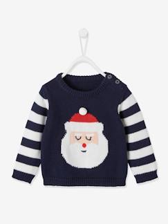 Bébé-Pull, gilet, sweat-Pull-Pull "Père Noël" bébé en tricot