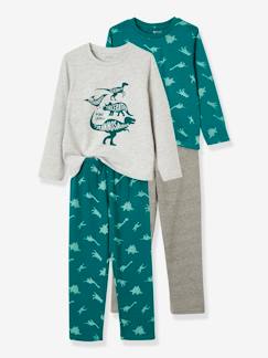 Garçon-Pyjama, surpyjama-Lot de 2 pyjamas dino Oeko-Tex®