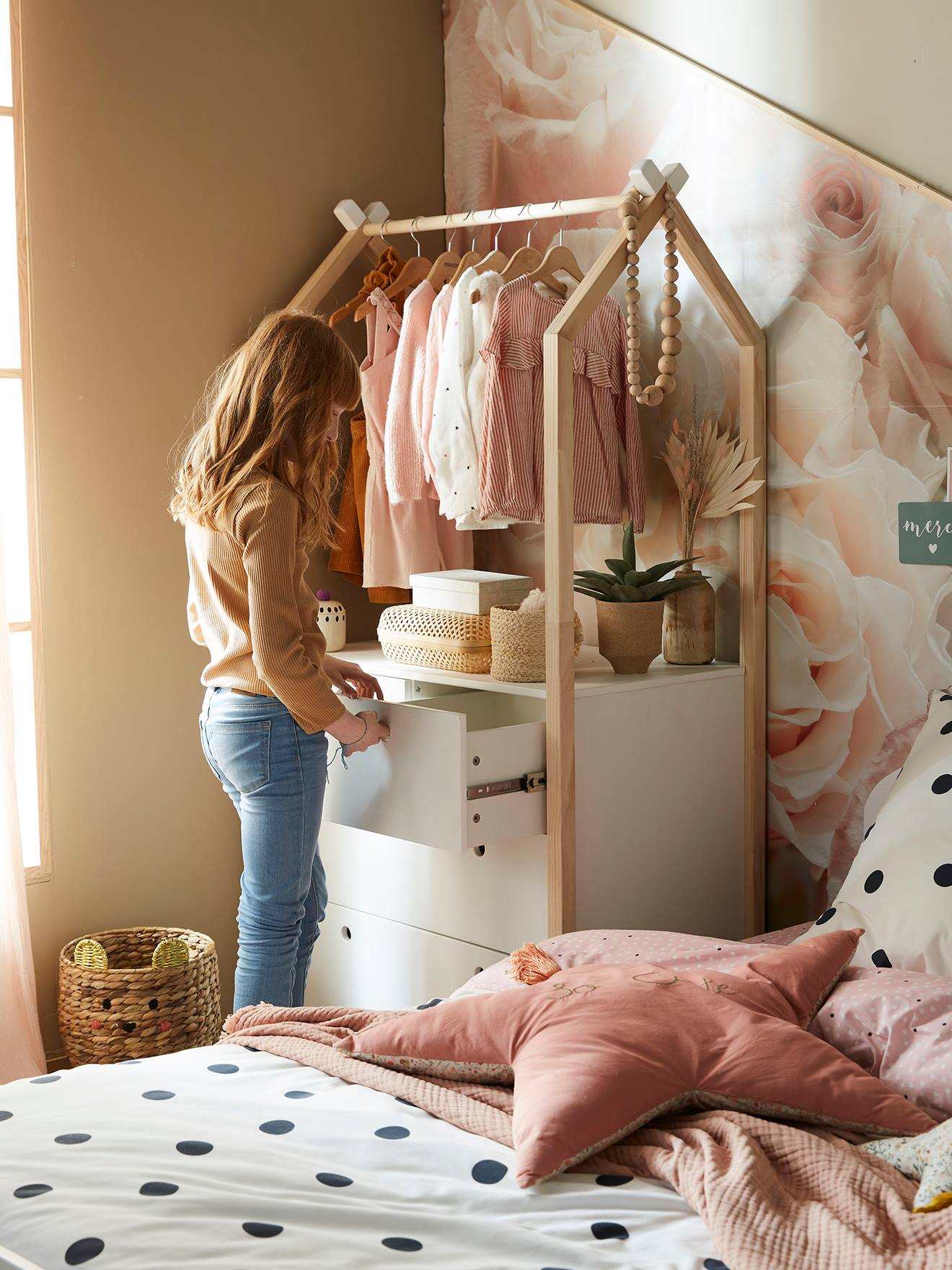 Commode penderie COCONUT blanc