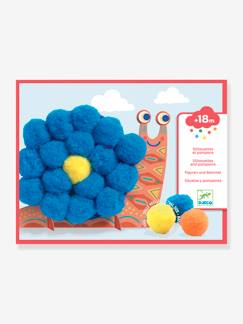 Jouet-Mes Premiers Collages de pompons - Animaux tout doux -
