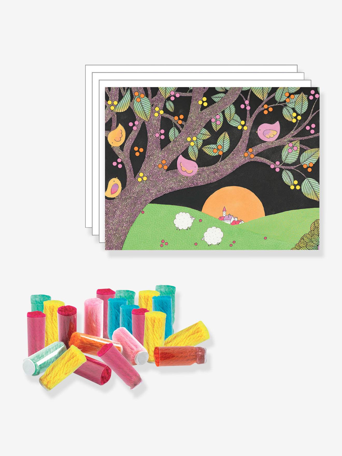 Explosion de pompons - DJECO multicolore