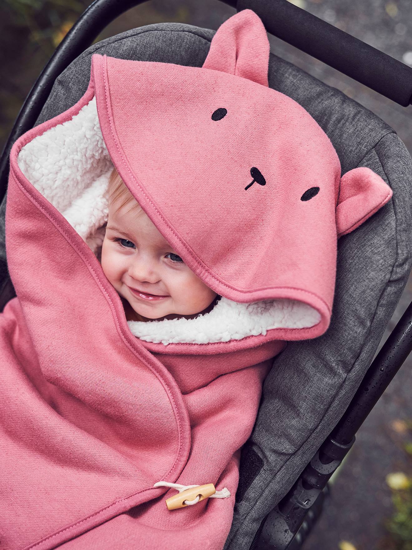 Doudou couverture animal à capuche pour bébé • Mille et une couverture