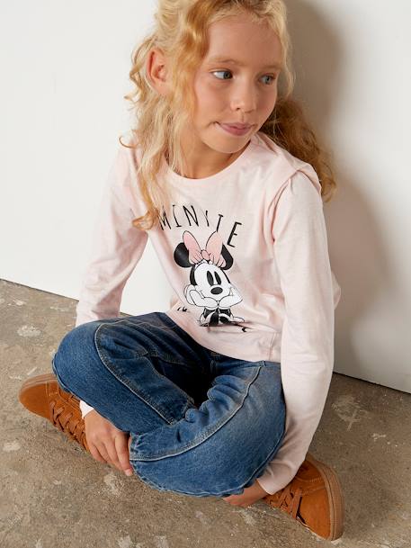 T-shirt manches longues Disney® Minnie fille Rose avec anime 6 - vertbaudet enfant 