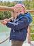 Doudoune à capuche bicolore doublée polaire garçon KAKI+Marine+noisette 14 - vertbaudet enfant 