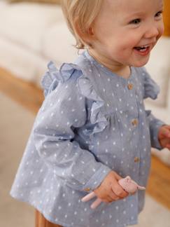 Bébé-Chemise, blouse-Blouse volantée bébé fille