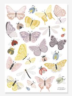 Linge de maison et décoration-Décoration-Papier peint, sticker-Planche de stickers LILIPINSO -  Papillons et Insectes
