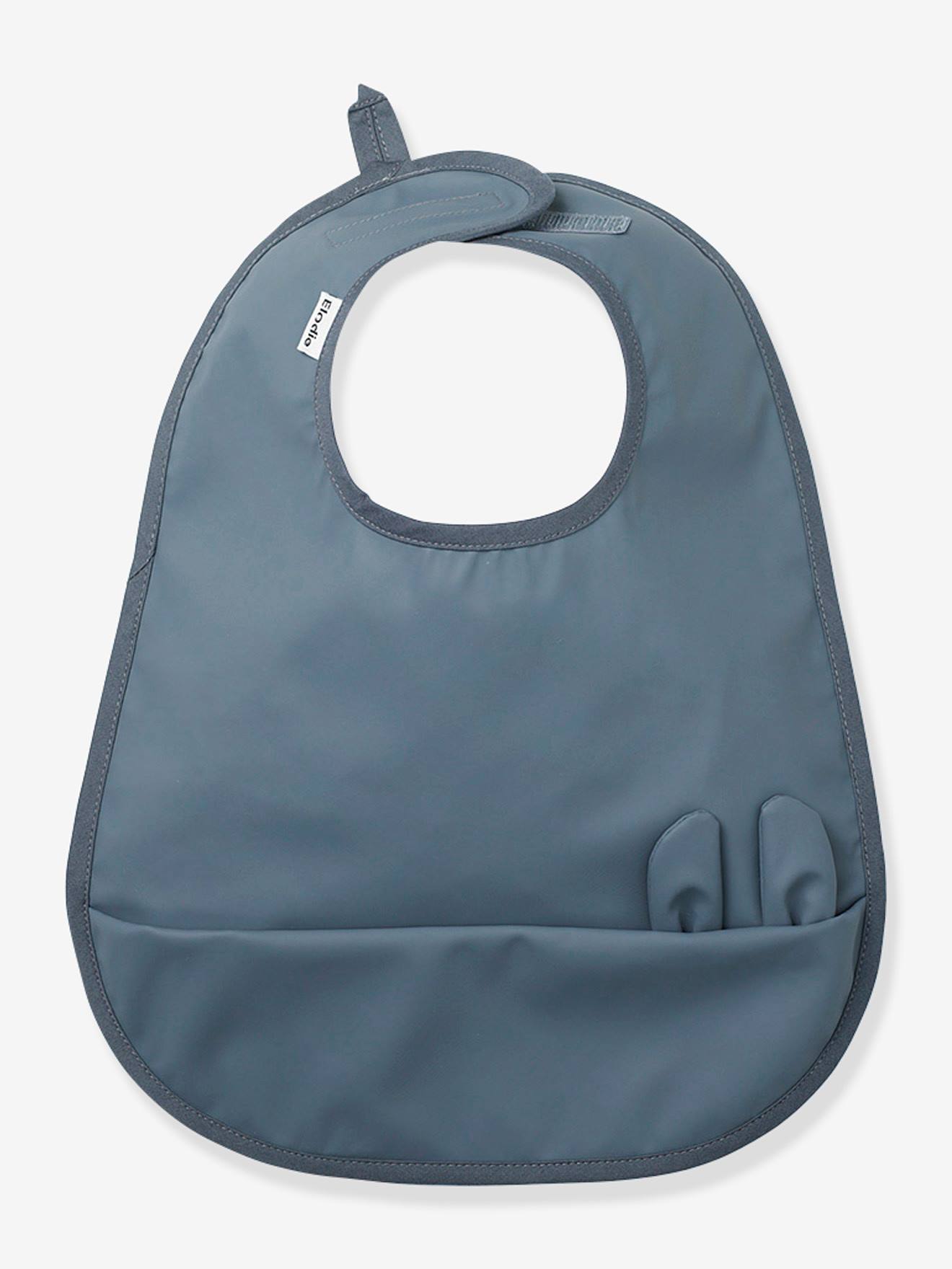 Bavoir avec poche ELODIE DETAILS Oeko-Tex® bleu/lapin (tender blue bunny)