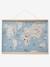 Carte du Monde mappemonde murale papier Bleu 1 - vertbaudet enfant 