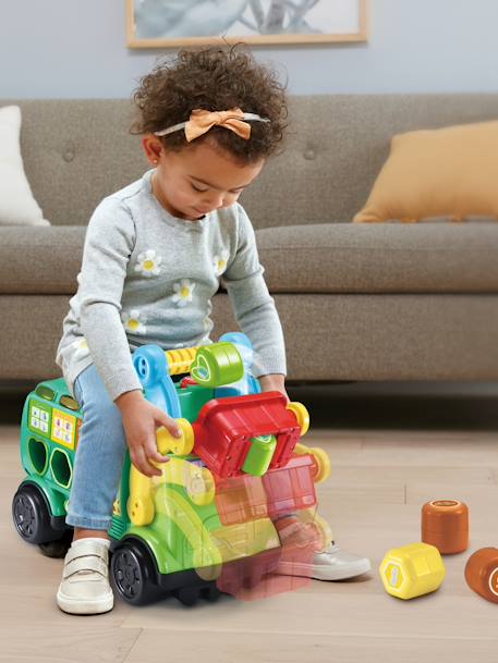 Maxi Camion Poubelle Recyclo Formes Vtech Vert Toutes Les Marques