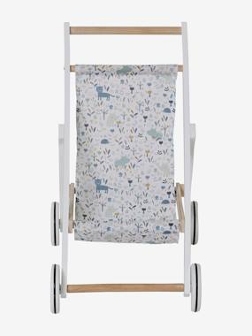 Transat En Bois Et Sherpa Pour Poupon Vertbaudet - Avec Arche Et Jouets Suspendus, Pour Poupon Jusqu'à 42 Cm !