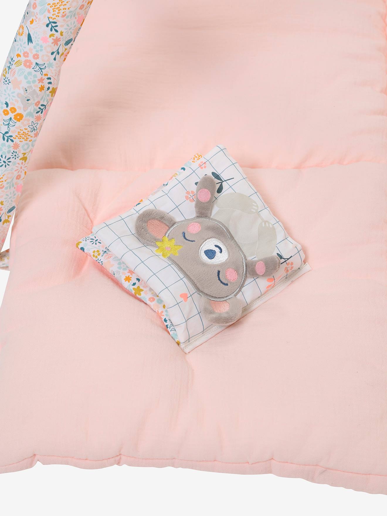 Tapis d'éveil Montessori en Tissu Doux pour Bébé - Doudou Koala