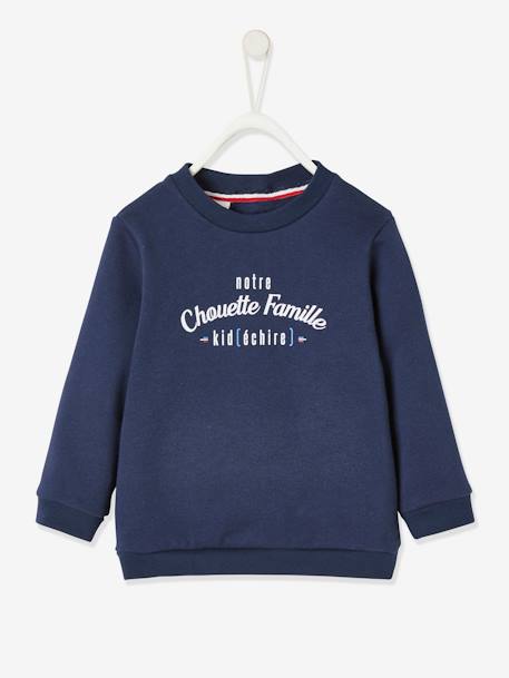 Fille-Sweat enfant notre Chouette Famille collection capsule vertbaudet fabrication française