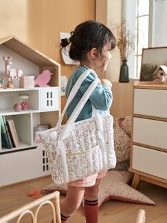 Jouet-Sac à langer poupon personnalisable en gaze de coton