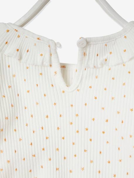 Coffret cadeau de Noël T-shirt étoiles et jupe en tulle bébé ivoire imprimé 7 - vertbaudet enfant 