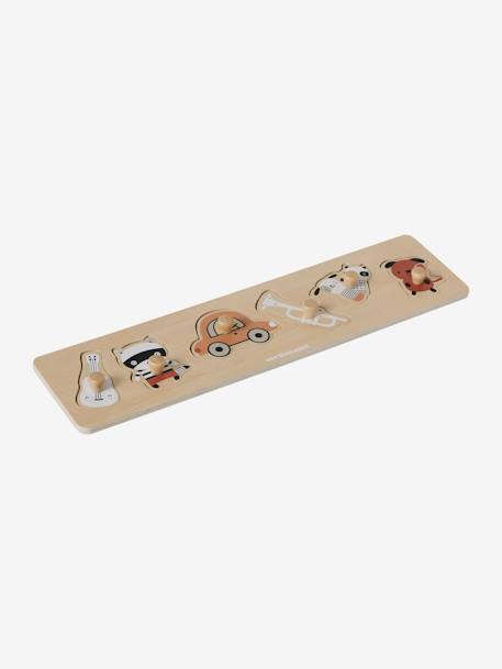 Puzzle boutons PETITS JOUETS en bois FSC® multicolore 4 - vertbaudet enfant 