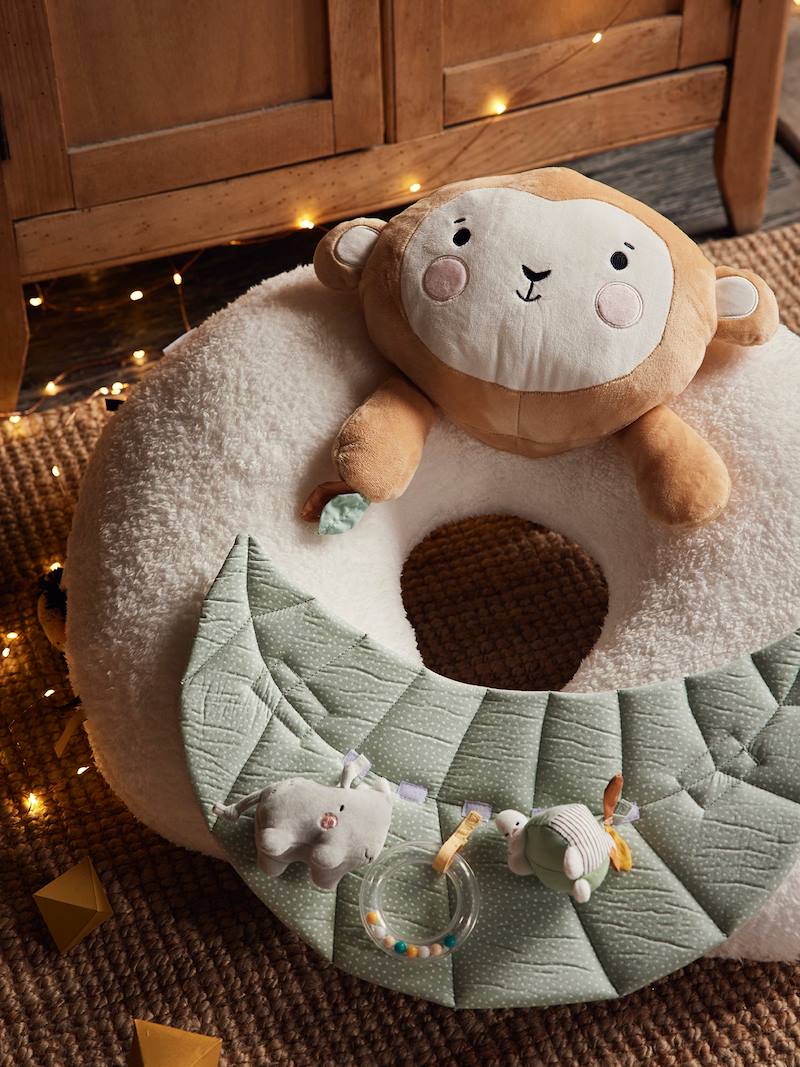 Coussin bébé des découvertes pays rose - Vertbaudet