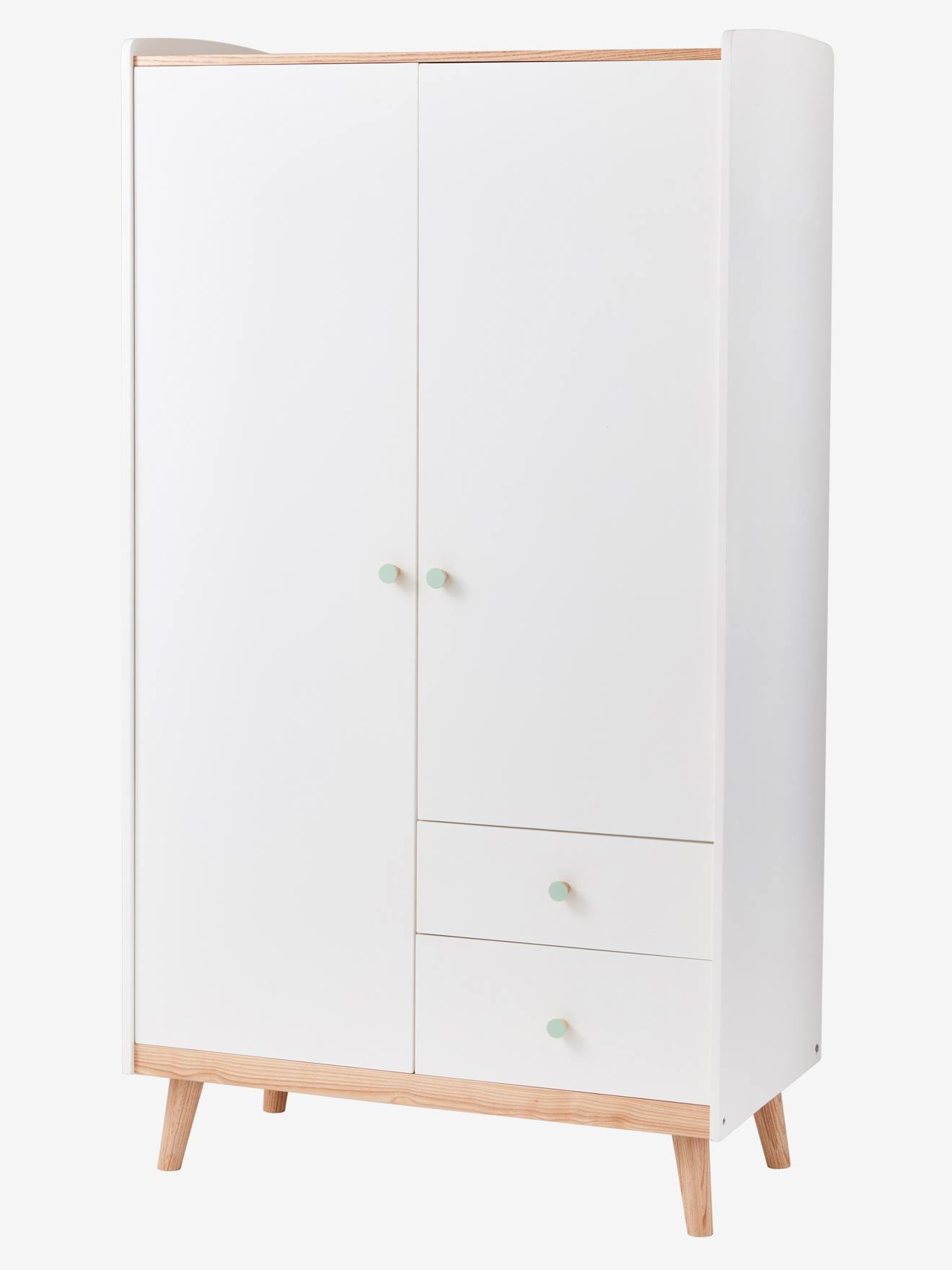 Armoire 2 portes CONFETTI blanc (Vertbaudet) - Image 3
