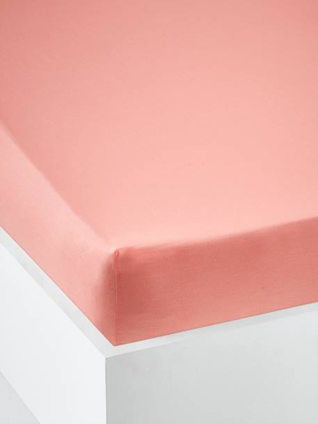 Drap-housse uni enfant anthracite+bleu clair+bleu jean+corail+ecru+ecru+gris+lilas+marine+pistache+rose clair+terracotta+vert+vert bleuté+vert sauge 8 - vertbaudet enfant 