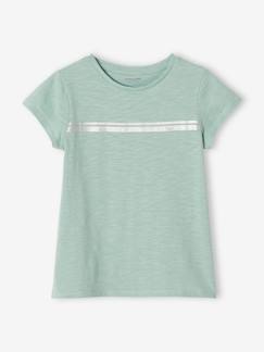 Les Basics-Fille-T-shirt de sport fille rayures irisées Oeko-Tex®