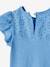 T-shirt fille avec détails broderie anglaise  Oeko-Tex® bleu grisé+bleu marine+corail+jaune pâle+moutarde+vert pâle 3 - vertbaudet enfant 