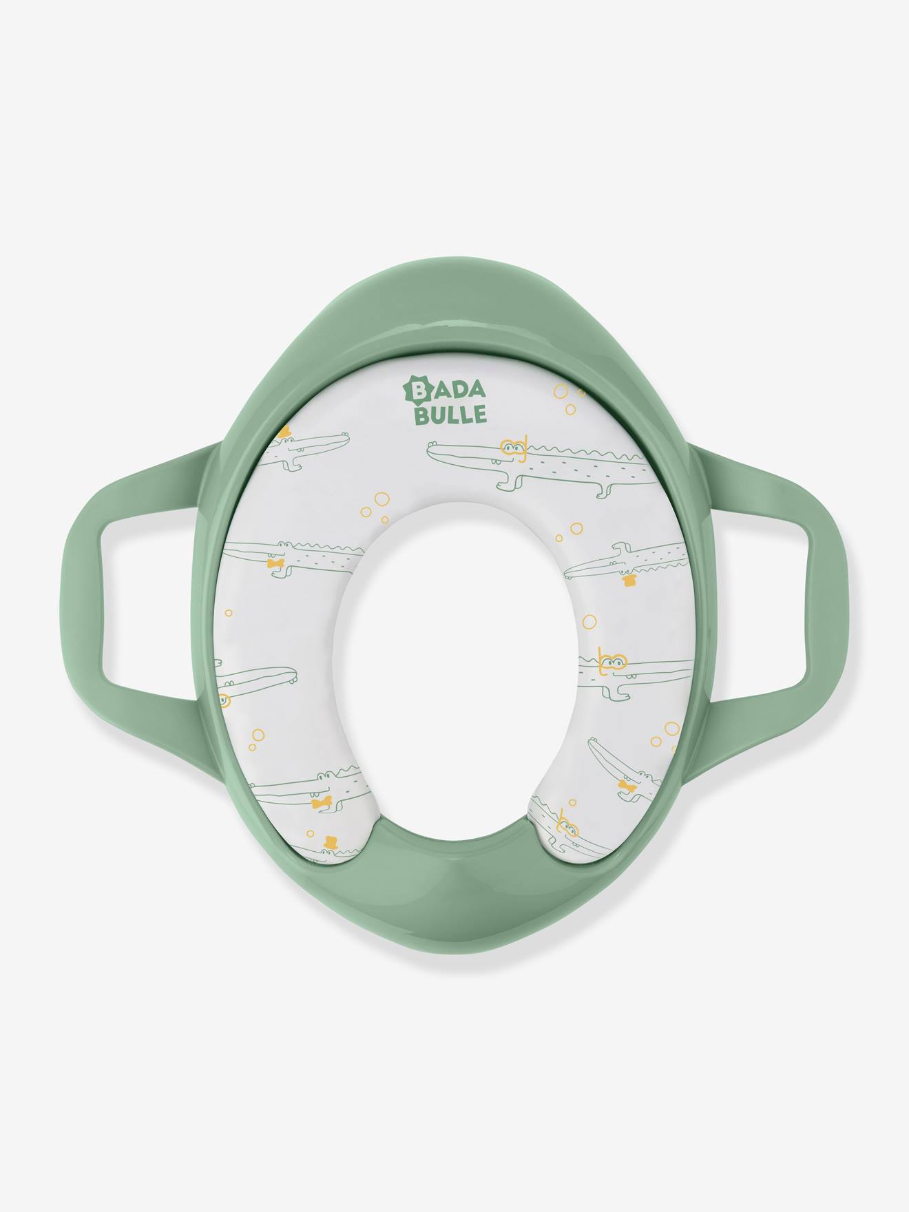 Réducteur de toilettes BADABULLE Montagne vert-blanc