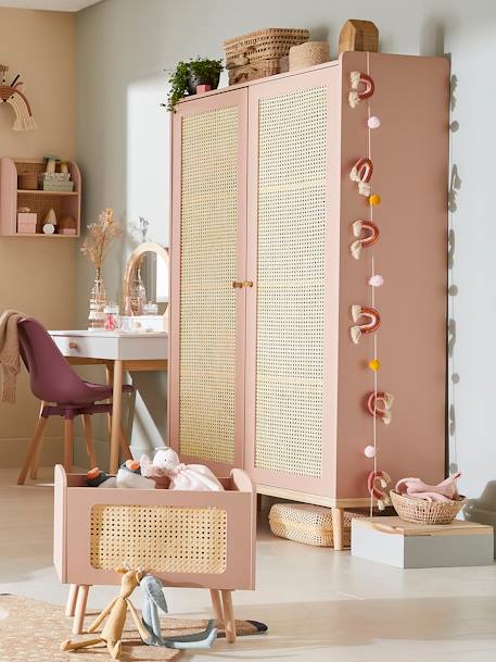 Vertbaudet - Armoire cannage POÉSIE rose