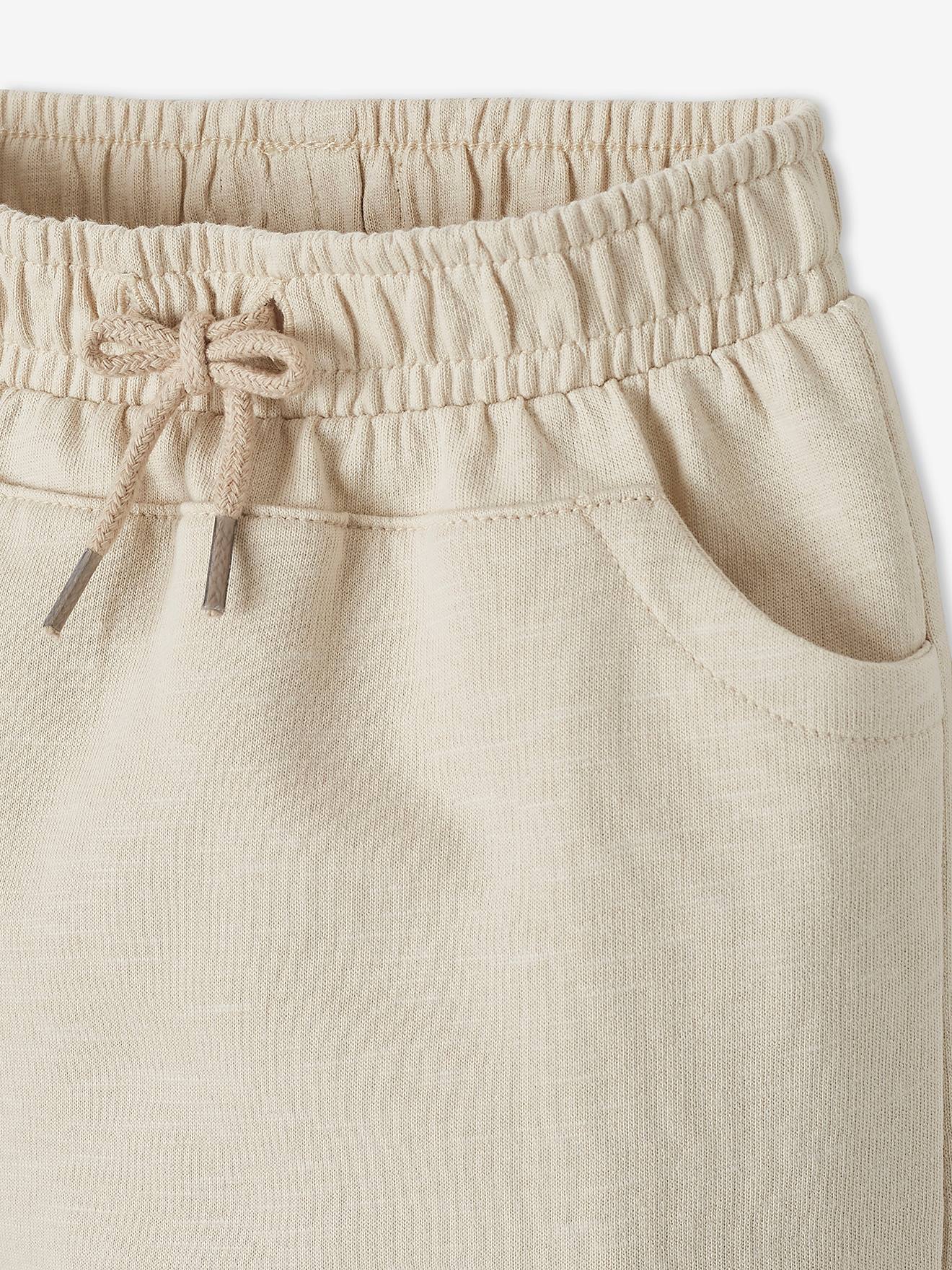 Pantalon bébé garçon molleton beige sable (Vertbaudet) - Image 2