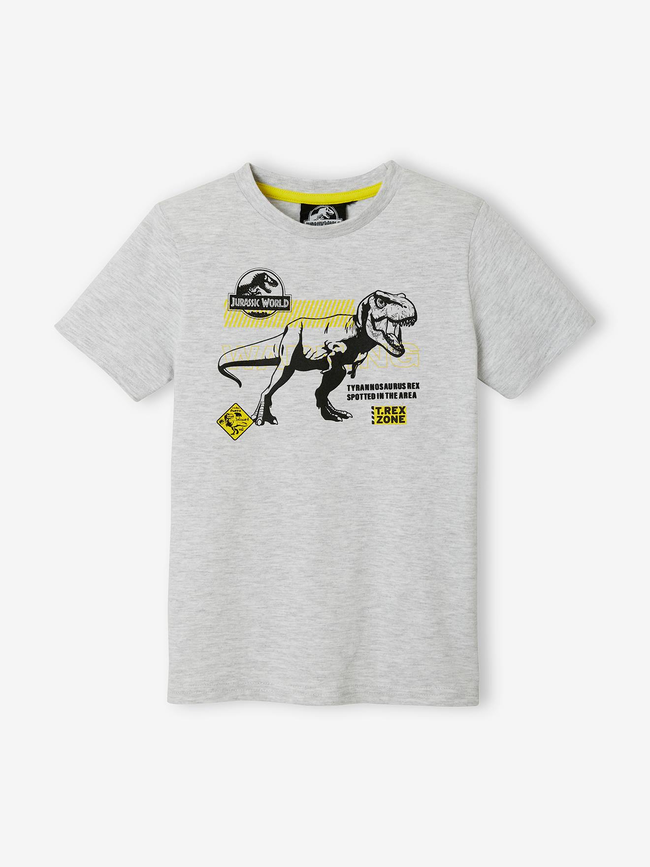 T-shirt garçon Jurassic World® gris chiné