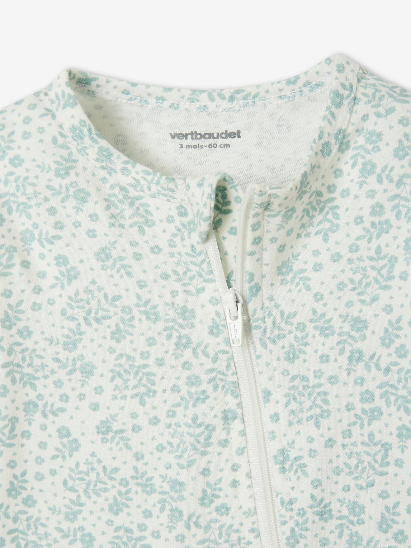 VERTBAUDET - Lot De 2 Pyjamas Bébé Garçon En Velours Doux - Motifs Animaux - 75% Coton, 25% Polyester Recyclé - 7