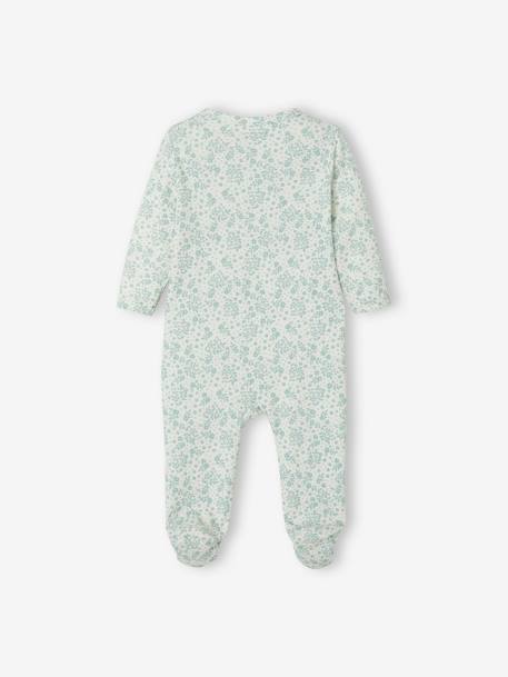 Lot de 3 pyjamas bébé en jersey ouverture zippée lot ivoire+lot moutarde 5 - vertbaudet enfant 