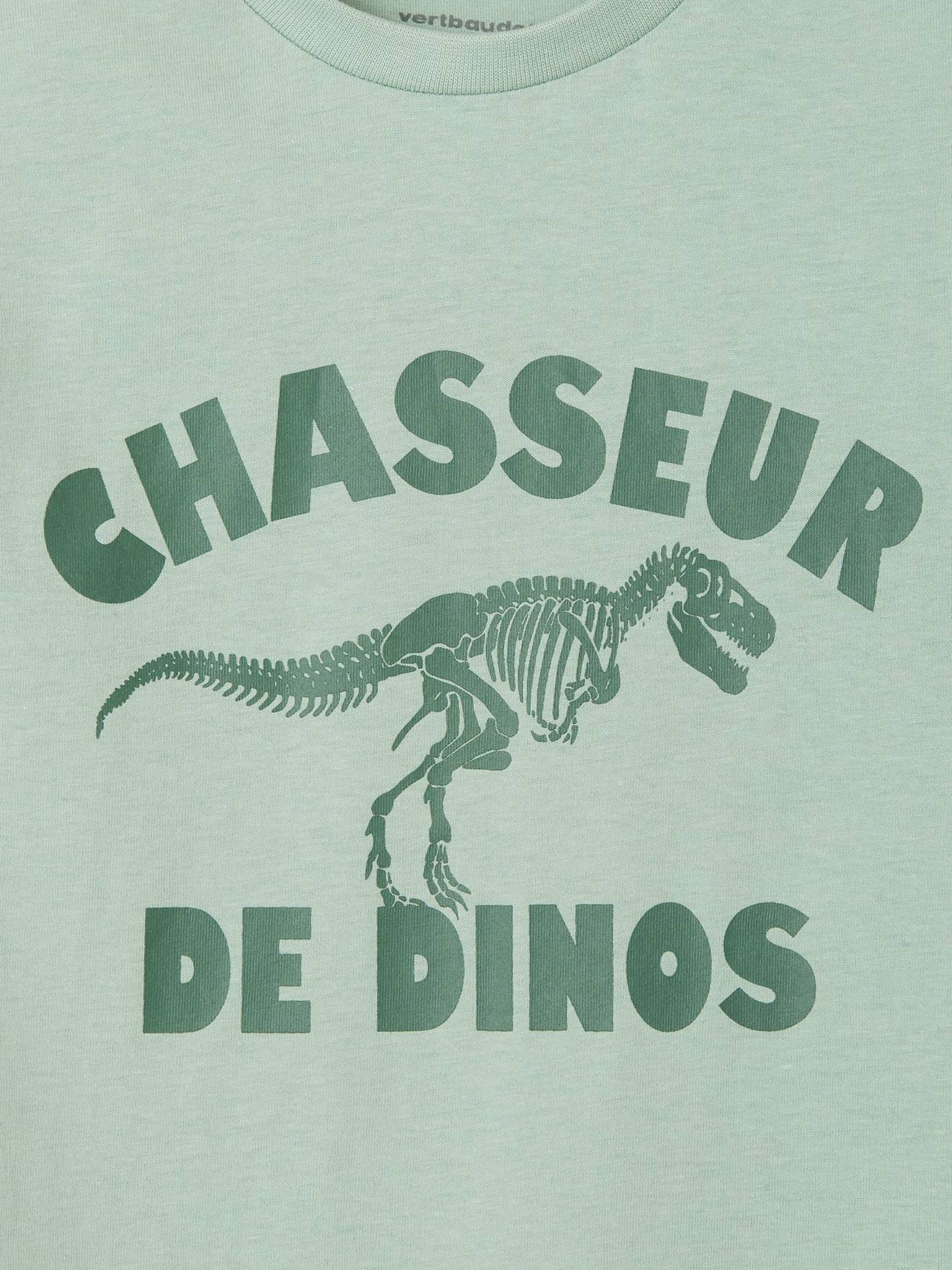 T-shirt à col rond Garçon en coton biologique crocodile - Vêtements pour bébés et enfants - Nouveautés 2026