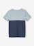 T-shirt coloblock garçon manches courtes ardoise+bleu azur+kaki+orange 4 - vertbaudet enfant 