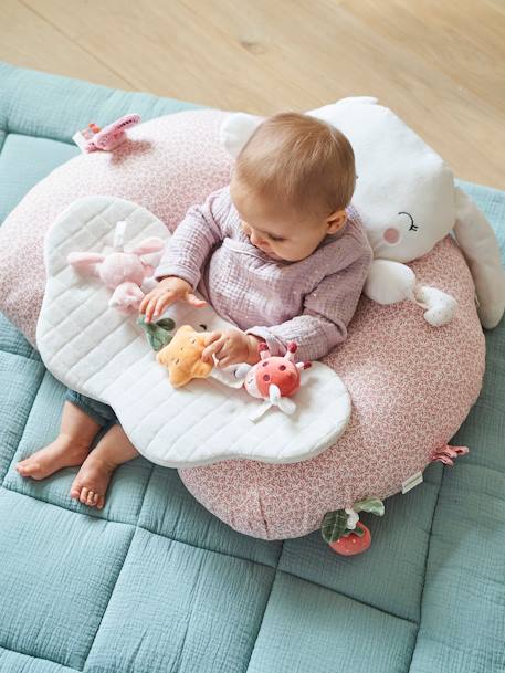 Vertbaudet - Coussin bébé des découvertes pays rose