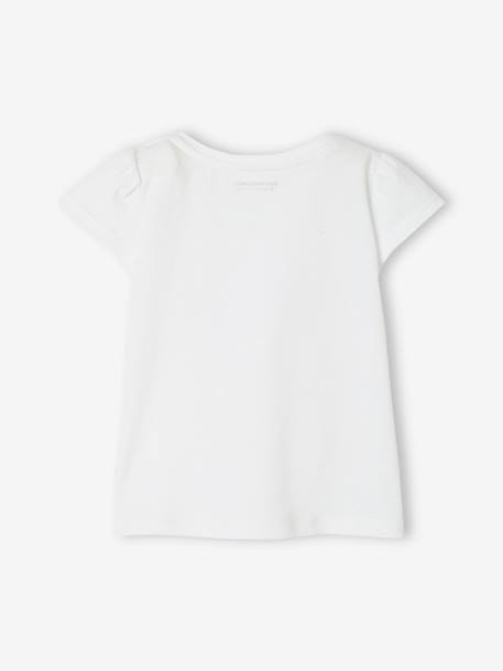 Lot de 2 T-shirts bébé fille manches courtes lot blanc+lot bois de rose+lot rose pâle 7 - vertbaudet enfant 