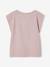 T-shirt fille motif city détails pailletés écru+rose mauve 5 - vertbaudet enfant 