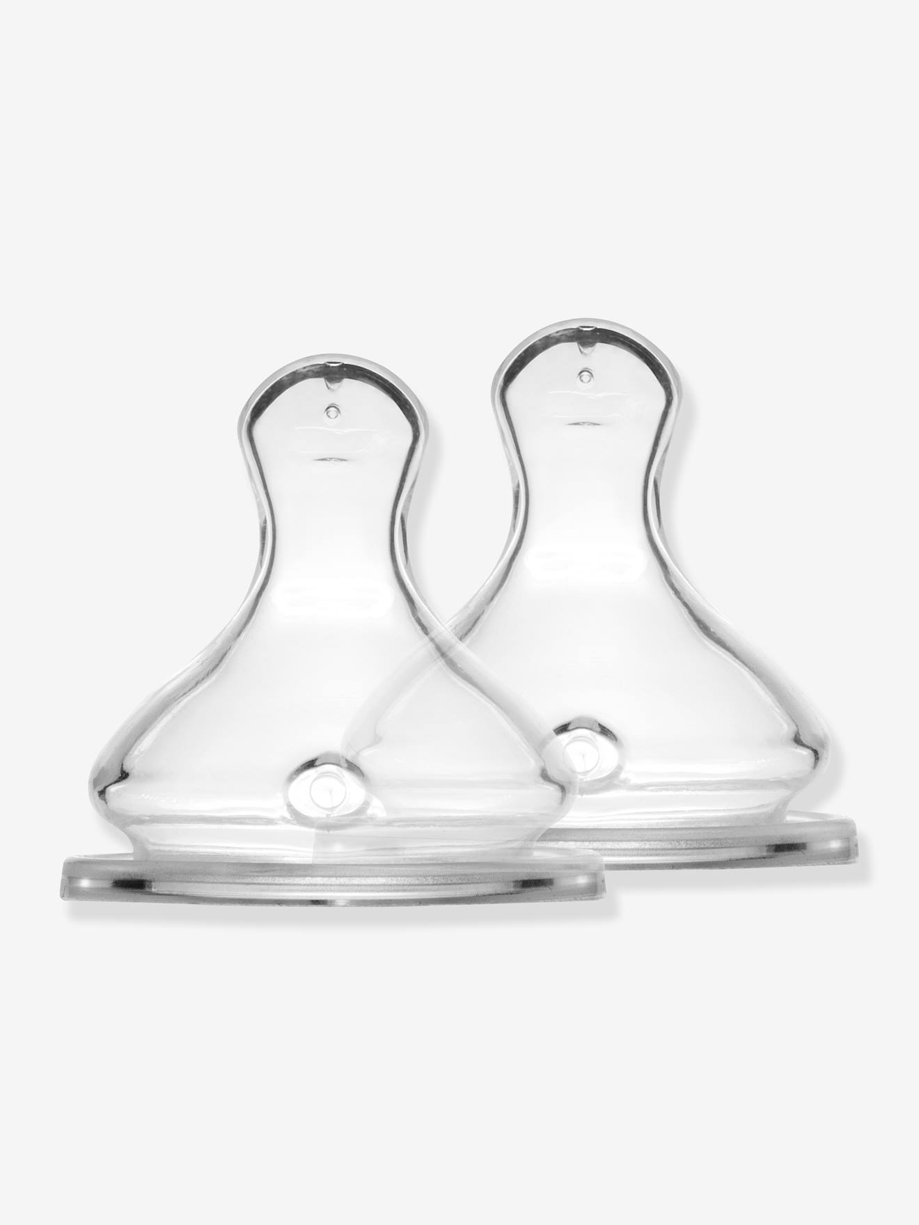 Lot de 2 tétines ELHEE débit moyen (M) multicolore