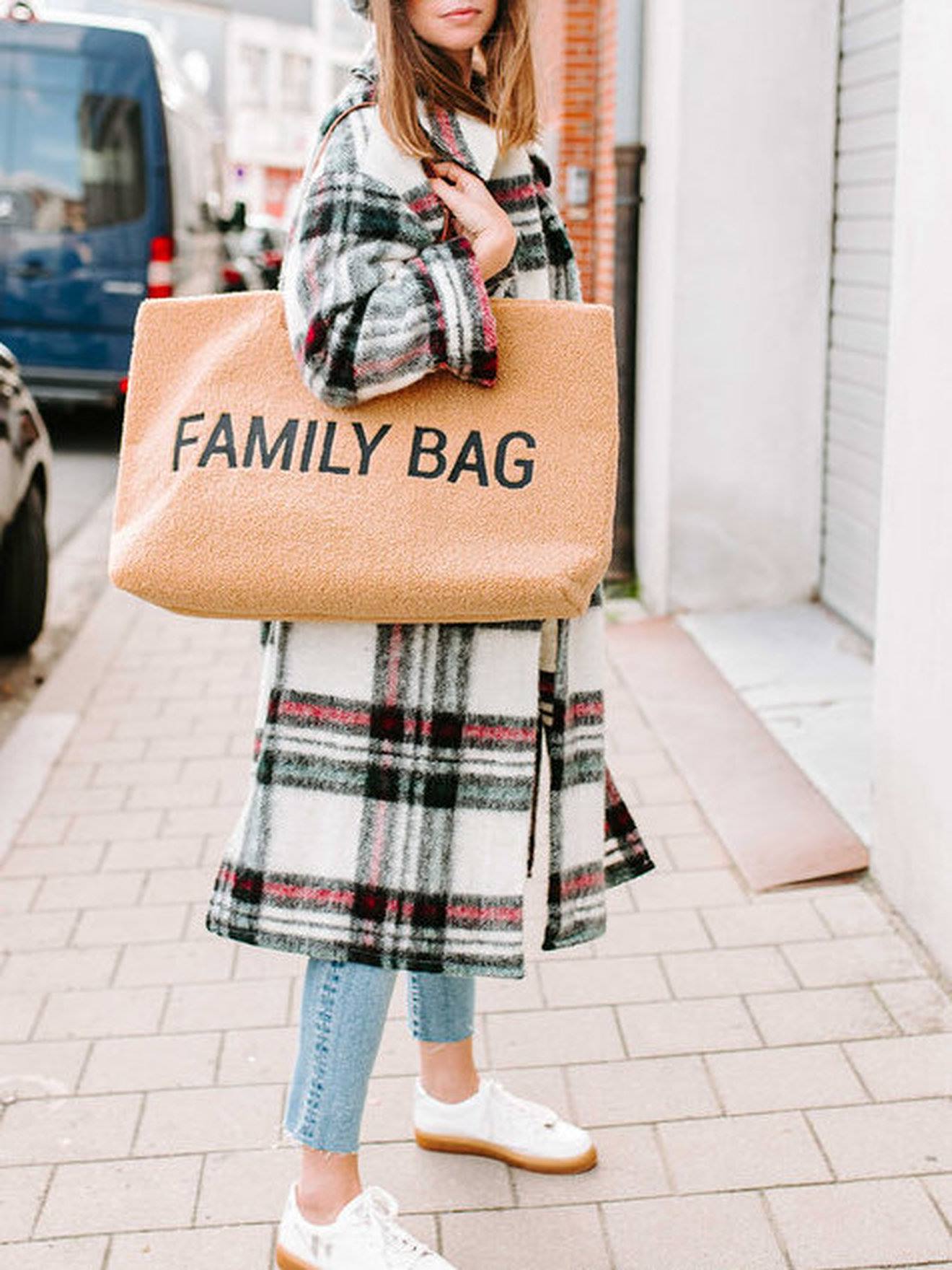 Sac à langer Family Bag CHILDHOME teddy beige