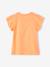 T-shirt motif fleurs 3D fille manches courtes volantées blanc+orange+vert 6 - vertbaudet enfant 