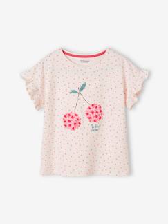 Fille-Tee-shirt motif fruit en encre gonflante fille
