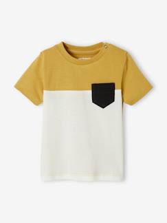 Bébé-T-shirt, sous-pull-T-shirt colorblock bébé manches courtes Oeko-Tex®