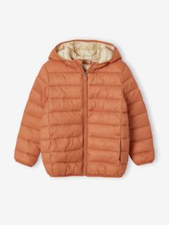 Garçon-Manteau, veste-Doudoune légère à capuche garçon garnissage en polyester recyclé