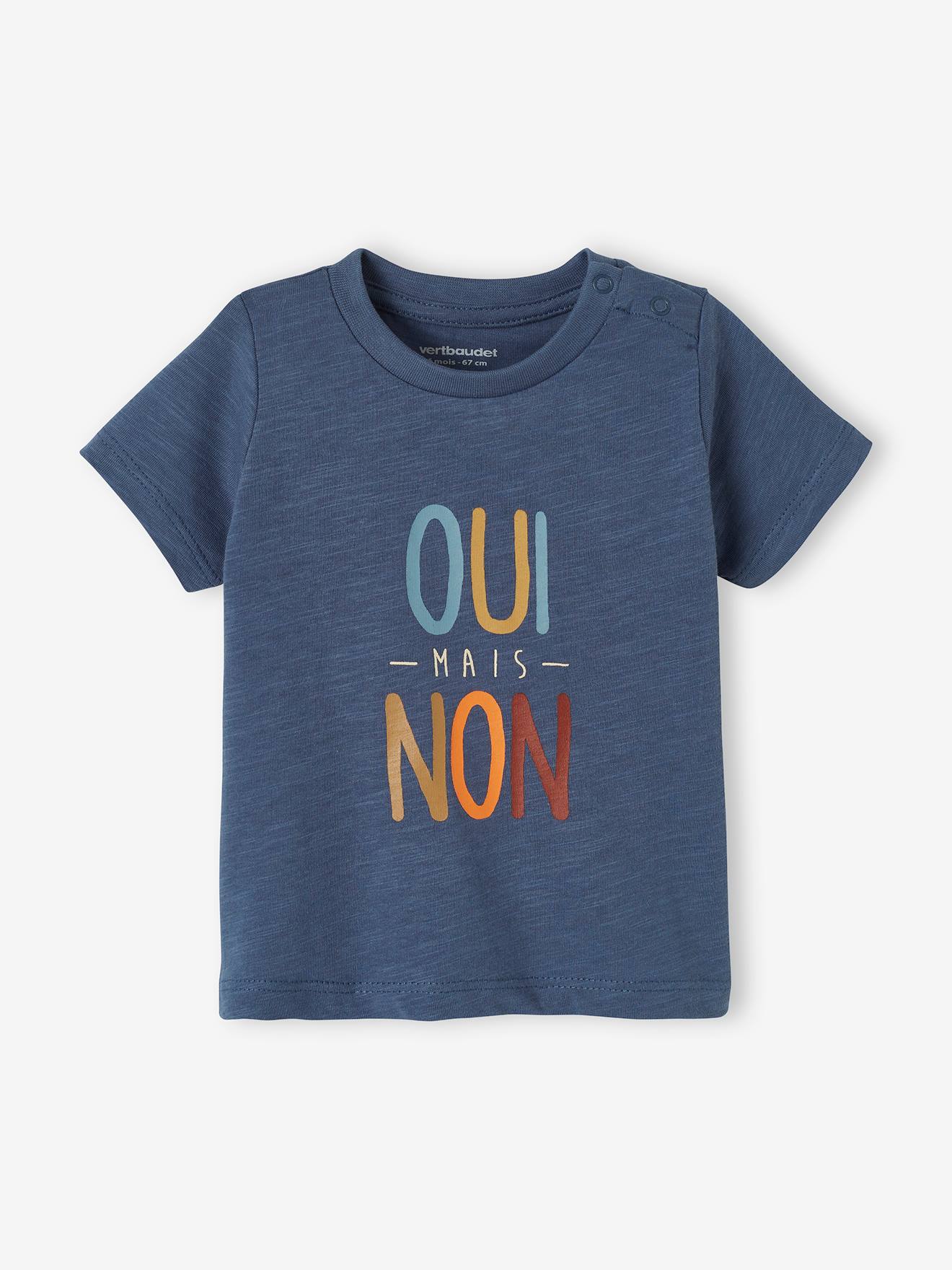 T-shirt imprimé bébé garçon bleu jean