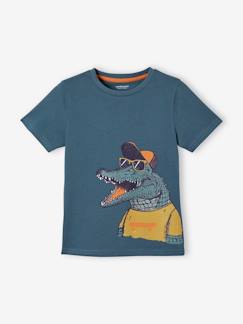 Garçon-T-shirt, polo, sous-pull-T-shirt-Tee-shirt animal skateur garçon