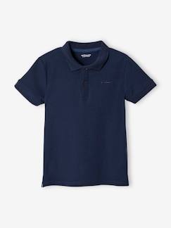 Garçon-T-shirt, polo, sous-pull-Polo garçon manches courtes broderie poitrine 