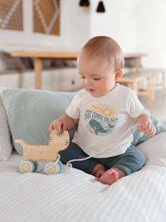 Bébé-Pantalon, jean-Pantalon bébé mixte coupe sarouel en gaze de coton