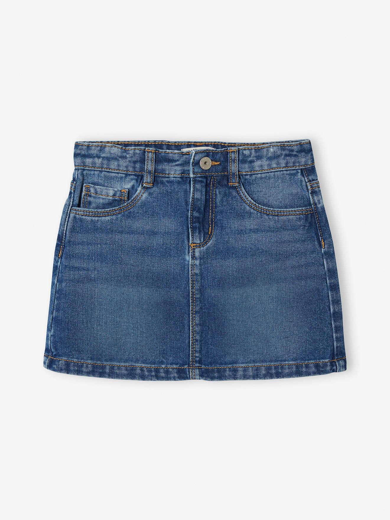 JUPE STYLE JEAN, pour jeune FILLE de 7 à 14 ans ; 4 tailles dispo; NEUVE EUR 6,00 - PicClick FR