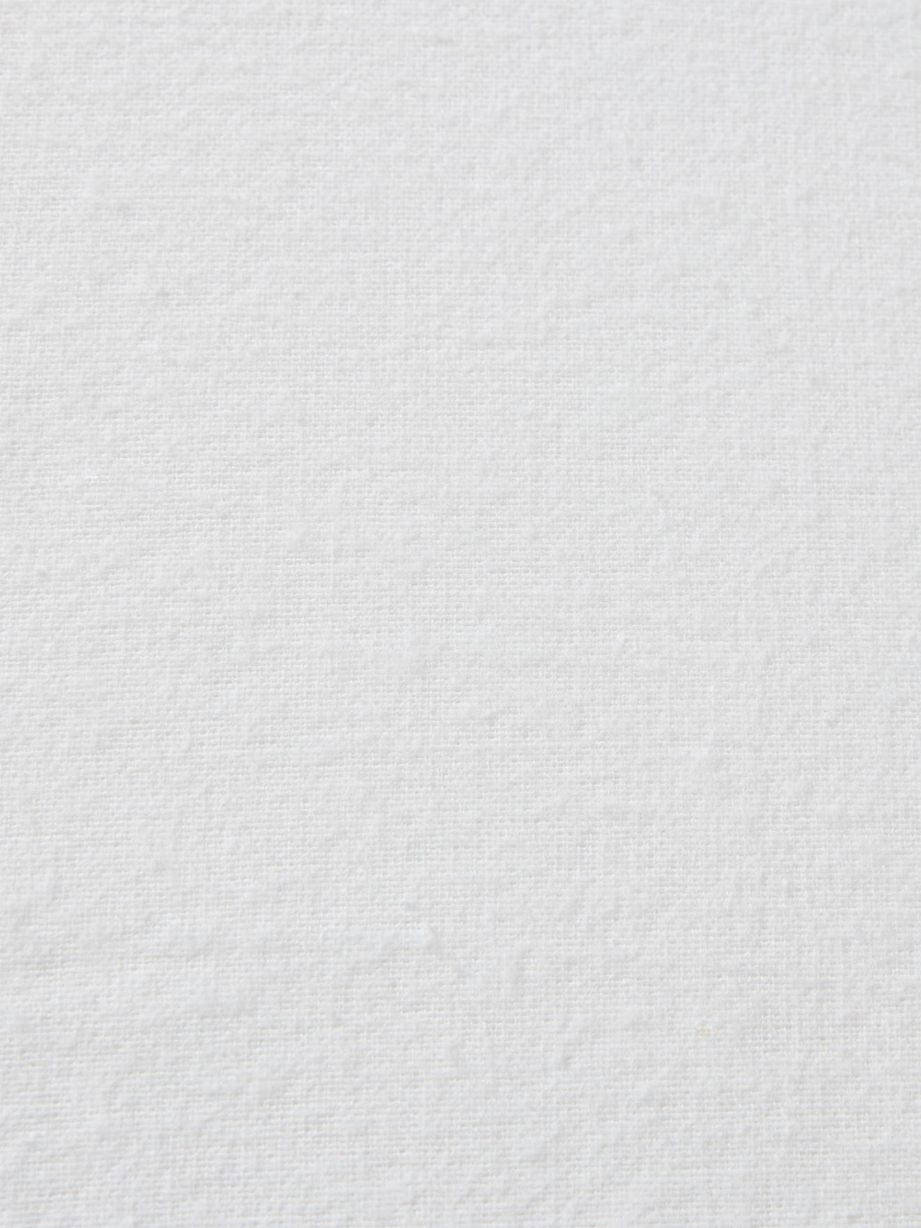 Alèse molleton imperméable coton bio* blanc (Vertbaudet) - Image 1