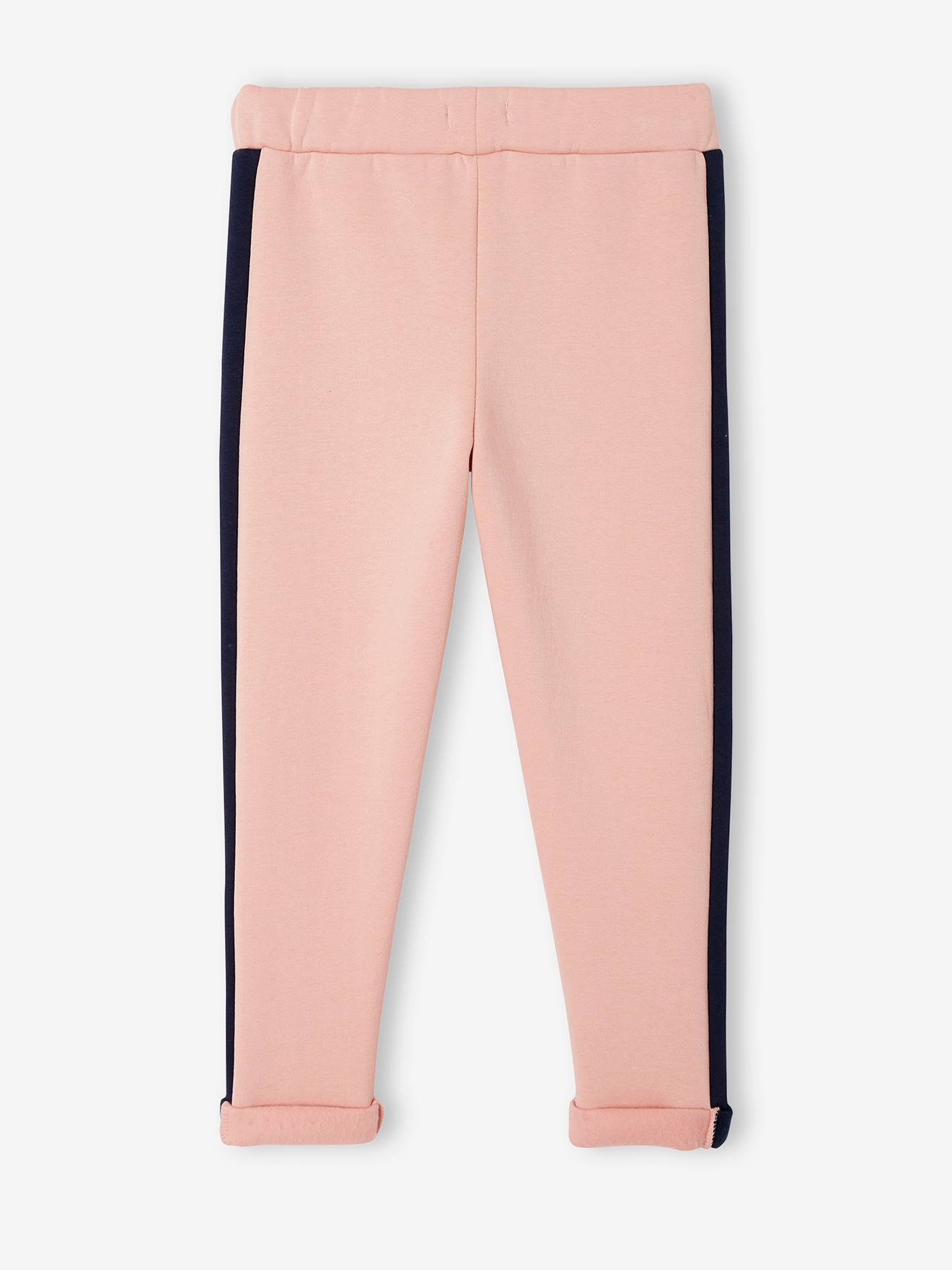 Pantalons & Robes Fille, Pantalon De Jogging Enfant Lacoste Sport En  Molleton Uni Rose Pale • Ady