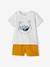 Ensemble T-shirt imprimé + short baggy bébé blanc+kaki 3 - vertbaudet enfant 
