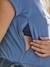 T-shirt à message grossesse et allaitement en coton bio personnalisable Bleu+Gris anthracite+Moutarde 4 - vertbaudet enfant 